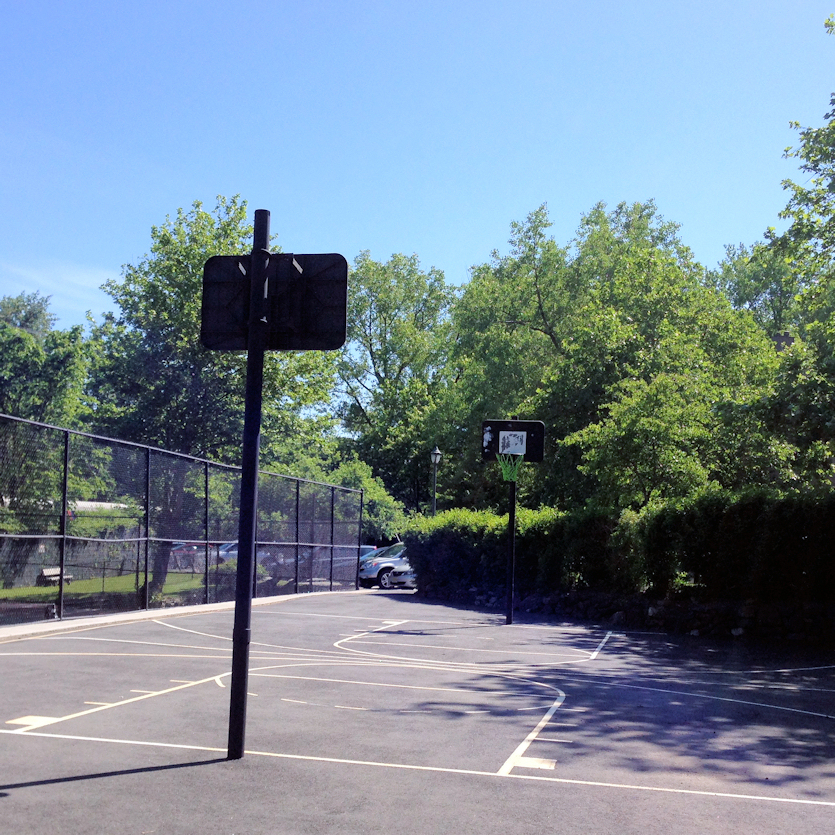 Basketball court at Inwood