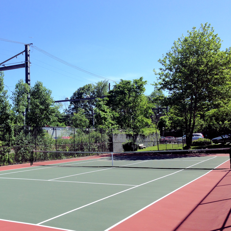 Tennis courts at Inwood